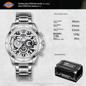 Dickies | Trendy Fashion Student Multi-function Quartz Watch for Youth