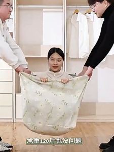 EUNICE Large Capacity Quilt Storage Bag 80-210L Storage Bag Large Size Foldable Laundry Basket Clothes Storage Box For Clothes Quilt Storage Box大容量收纳袋