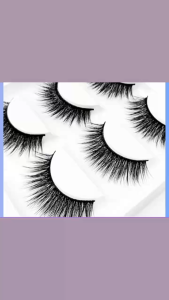 10 pairs/box Eyelashes Black False eyelashes black beauty fashion eyelash no glue