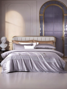 FUANNA (富安娜) | Bộ Đồ Chăn Drap Gối Cotton Sợi Dài 2 Sợi Mịn 140 Sợi