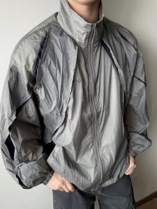 Lightweight American Style Functional Windbreaker Hooded Quick Dry Sun Protection Loose Sports Jacket Men Women Casual Coat