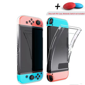 Tectinter | 3 in 1 TPU Transparent Protective Case for Nintendo Switch Joystick Cover Shell Frame Protector for Switch Accessories