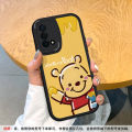 Cute Honey Bear Silicone Phone Case Full Cover Protection for OPPO A93 A95 A96 A1pro A97 A92s A52 A3 A72 Women's New Model Anti-Fall. 