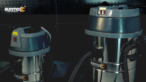 SUNMO SM502 Double Motor 70L Wet and Dry Vacuum Cleaner 2000W Industrial Stainless Steel