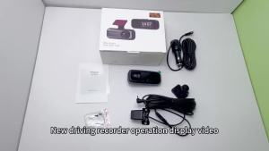 WheXune | Dash Cam 4K+1080P Front and Rear View Dashcam for Cars Car Camera with WiFi GPS APP Parking Mode Loop Recording IPS Screen