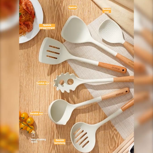 ECOCO Standing Rice Spoon - Centong Nasi Anti Lengket Sendok Nasi Centong Rice Ladle