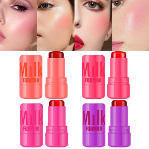 【Perfect Sunfeel】Jelly Milk Blush Stick 3-in-1 Facial Stick Moisturizing Flash Lip Gloss Beauty Matte Cheek Contour Lipstick Sticker Rouge Makeup