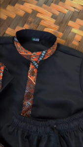 Setelan Pangsi Anak Batik Cokelat rebonyunda kumplit setelan iket kepala dodot cindai