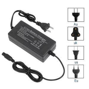 42v 2A 3 Pins Lithium Li-ion Chargers Electric Bike Power Supply Adapter EU/UK/AU/US Plug Battery Charger for E-bike Hoverboard