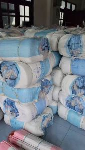 กระสอบแบบนิ่มแพค 100 ใบ กระสอบพลาสติกขนาด 20X36นิ้ว บรรจะ30กิโล กนะสอบใหม่เหนียวทน ระบายอากาศได้ดี (กระสอบใหม่มือ1)