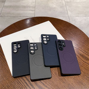 Casing For Honor 400 Honor400 5G Carbon Fiber Magnetic Leather Pattern Phone Case Shockproof Protective Back Hard Cover