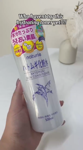 Naturie Hatomugi Coix Seed Water Toner with Coix Seed Extract Hydrates Balances Facial Toner For All Skin Types Refreshing 500ml