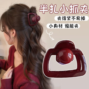 กิ๊บติดผมรูปฉลามสีแดงขนาดกลางสำหรับผู้หญิง กิ๊บติดผมสไตล์เกาหลี ทรงเรขาคณิต วัสดุอื่นๆ สไตล์ใหม่ 2025