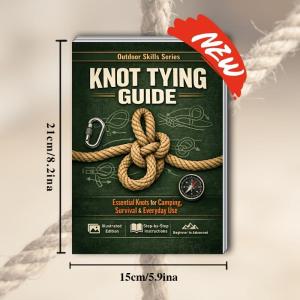 EELHOE | [NC]Knot Tying Guide Book: Essential Knots For Camping Survival Step-by-Step Illustrated Instructions For Beginners To Advanced