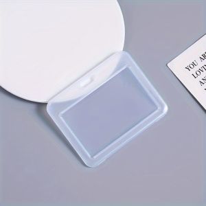 Horizontal Durable Transparent ID Card Holder Ensure the Safety of Your Bank Credit Card and ID!