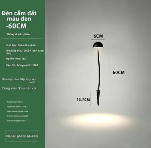 GAOBIGEGE | Đèn Sân Vườn Hình Nấm Sáng Tạo Chống Nước