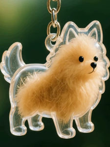 Hộp Đựng Đồ Búp Bê Hình Chú Chó Dễ Thương Trong Suốt Đồ Trang Trí Móc Treo Đồ Lưu Niệm Chất Liệu PP Hộp Đựng Đồ Chơi