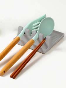 Spatula Rack Holder Kitchen Storage Rack Spoon Chopsticks Pot Lid Spoon Storage Artifact Household Multi-Functional Countertop Shovel