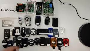 Garage Door Remote Control 280-868MHz Universal Gate Opener Replicator 433.92MHz Rolling Code Gate Command Transmitter Keychain