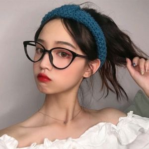 Kacamata Anti Radiasi Wanita Korean Style Cat Eye Fashion