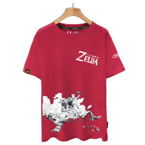 LUOQIU | Áo Thun Phối Hợp Link Guardian NASA Cotton