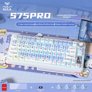 AULA | Wireless Mechanical Keyboard Multi-Mode Hotswap Customizable RGB