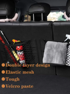 Flex-Mount Fire Extinguisher Holder/Car Trunk Storage Net/Vehicle Organizer Fixation Tool​/​Rear Trunk Magic Tape Bag​