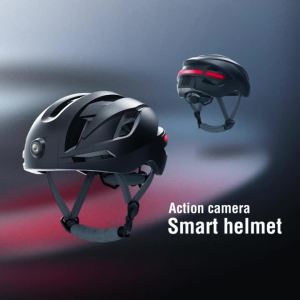 Smart Helmet with Turn Signals 1080p Camera GPS APP WIFI Bluetooth Music & Calls and Removable Battery for Outdoor Cycling