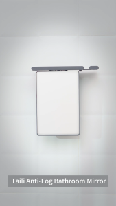 TAILI Shower Mirror Fogless for Shaving Strong Suction Anti Fog Mirror for Shower Shatterproof Shaving Mirror Fog Free No Drilling Removable Waterproof Fogless Mirror for Bathroom