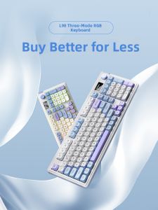 Langtu | Silent Wireless Keyboard for Office Typing Gaming Women Bluetooth 3-Mode