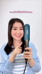Catokan Curly AIUEO 9827 Catok 3in1 Plat Keramik Turmalin Curly Blow Smoothing