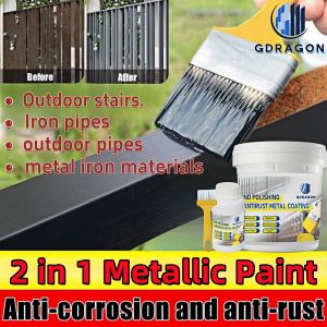 GDRAGON Rust Converter: Anti-Rust Primer Paint for Metal