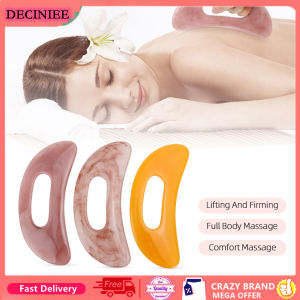 DECINIEE Natural Resin Beeswax Gua Sha Scraper Body Massager Spa Massage for Face Body Neck Back Leg Eye Skin Care Beauty Health Tool