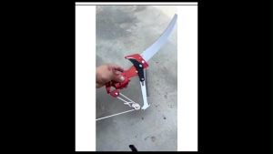 Kéo cộng lực cắt cành giật dây trên cao - Bộ đầu kéo kèm lưỡi cưa