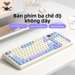 AULA | Bàn phím cơ AULA S99 Pro Layout 99 Phím Có Màn hình TFT và Núm Xoay 3 Chế Độ Gõ Êm Keycap Side-print Gradient