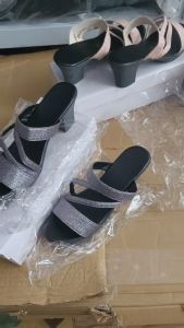 COD!Bestseller Korea Women Fashion Block Heels Hot Mules Sandals