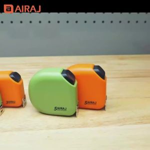 AIRAJ | AIRAJ Mini Metric Imperial Tape Measure 3m/5m ABS Pocket Self-Locking Wear-Resistant Tape for Designers and Office