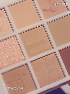 NOVO 9 Color Eyeshadow Palette Natural Glitter Matte High Pigment