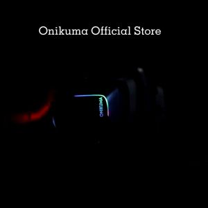 Onikuma K20 Gaming Headset RGB Backlight Over the Ear Headphone 3.5mm Wired Earphone Headsets With Mic Over Ear Stereo fone gamer Earphones For PS5 casque PS4 Xbox One Games