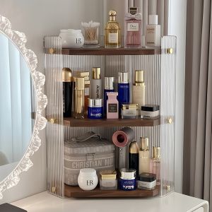 TAOXIAOHE | Corner Desk Organizer for Cosmetics and Perfume