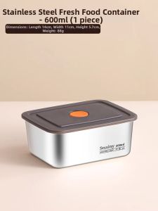 Snainy | Stainless Steel Thermal Bento Box Large Capacity
