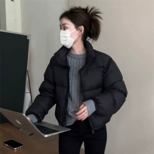 Fashionable Short Puffer Jacket Womens Winter Coat Bread Style Loose Fit Korean Version Kentuckey Cotton Outerwear