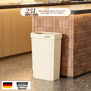 Large Square Open-top Bucket 25l