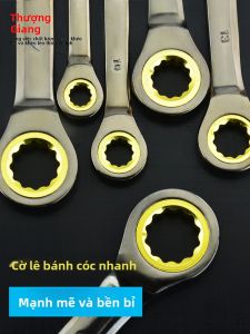 Vít Chéo Nhanh SJ Quick Ratchet Wrench NiCKel Black Phục Vụ Cho Sửa Chữa Ô Tô Công Cụ Phần Cứng 6-32mm Vít Chéo Đa Năng