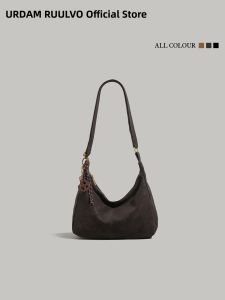 URCDN RDALVO | Retro Suede Tote Bag Crossbody Bag Shoulder Carry