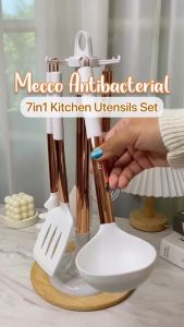 Mecoo Spatula Set Silicone Silikon Komplit Higenis Anti Bakteri Jamur