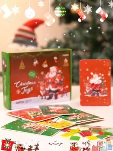 Christmas Poke Art Kit Creative DIY Toys For Kids Art & Craft For Girl Christmas Decoration圣诞戳戳乐