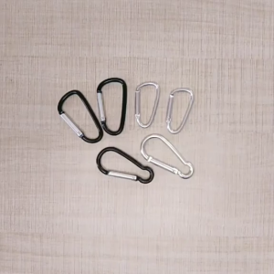 10Pcs Karabiner Aloi Aluminium Mendaki Gesper D-Ring Cangkuk Klip Snap Rantai Kunci Mendaki Carabiner Mendaki
