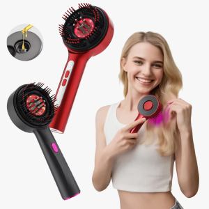 Lược Massage Kích Thích Mọc Tóc Điện Tử Với Liệu Pháp Ánh Sáng LED Dụng Cụ Thư Giãn Da Đầu Bàn Chải Chống Rụng Tóc Với Dụng Cụ Thoa Dầu Lỏng Để Massage Đầu