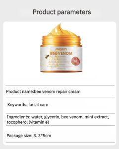 New Zealand Bee Venom Nourishing Cream Hydrating Moisturizing Nourishing Firming Lightening Fine Lines Anti-aging and Repairing